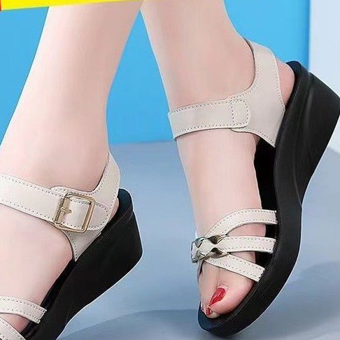 Womens Wedge Sandals Paired with Model Antislip Beach Sandals Highly Popular Among Women in and product view