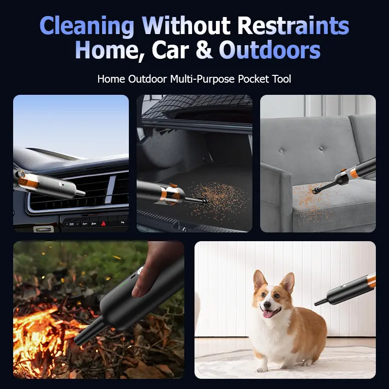 Compact vacuum cleaner is suitable for computer rooms indoor and outdoor areas and cars It has extremely strong suction power product view