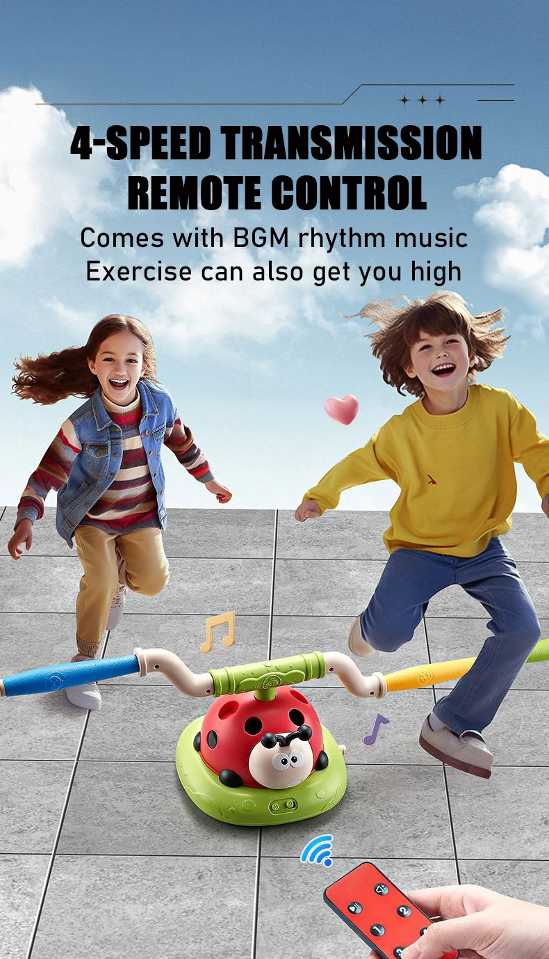 3 In 1 Musical Jump Outdoor Toys for Toddlers Shoot Launcher Toss Ring Game With Remote Control For Kids Indoor Sports Set Gift detail