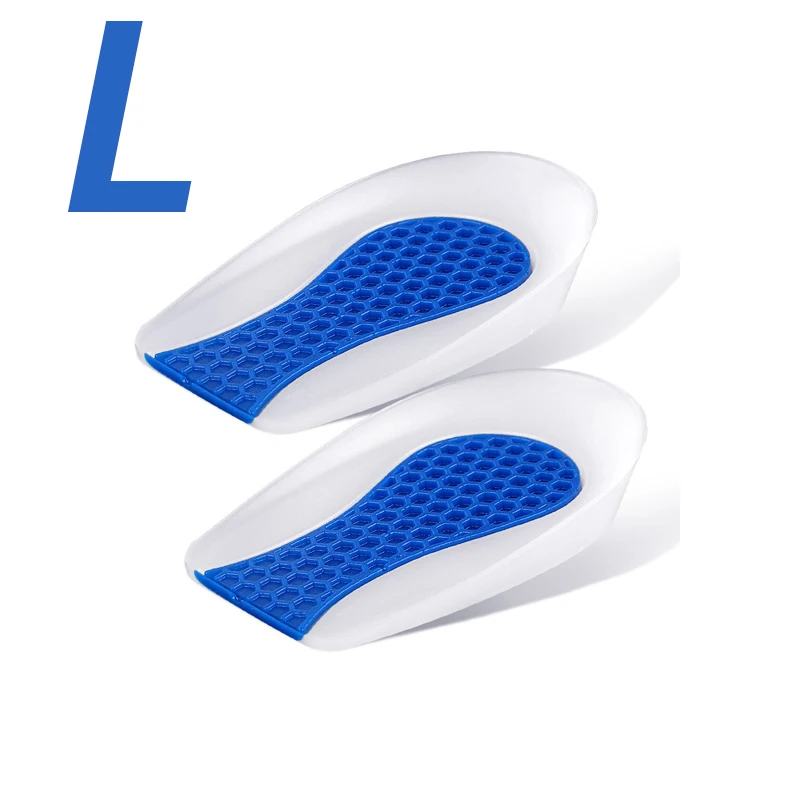 2PCS Heel Pain Relief Cushion Pad with Pu Gel Heel Cup for AntiSpurs ShockAbsorbing Insole for Sports Shoes detail