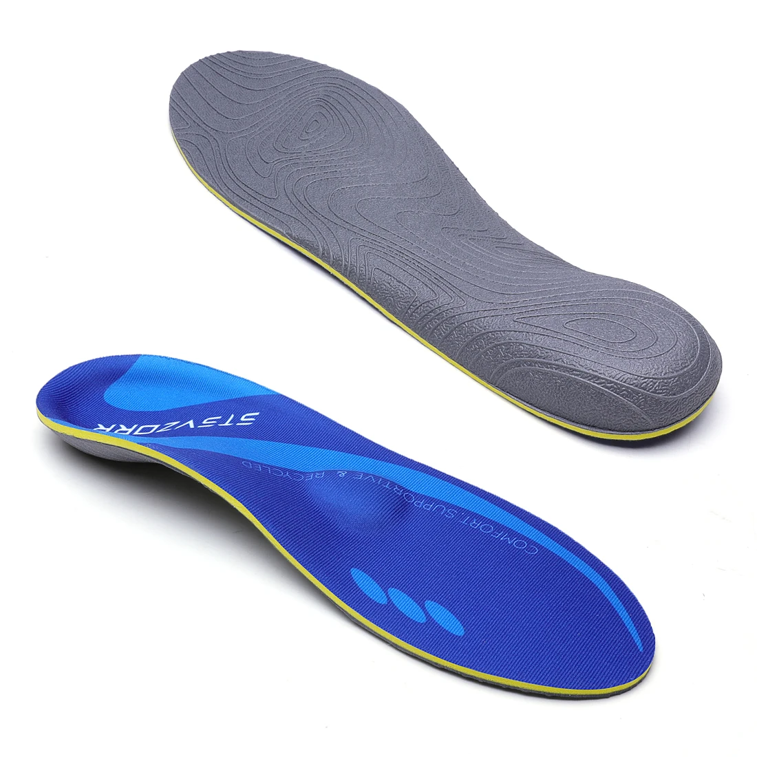 Arch Support Orthopedic Insoles Sneaker Plantar Fasciitis Orthotic Shoes Inserts Flat Feet Heel Pain Athletic Cushion Pad detail