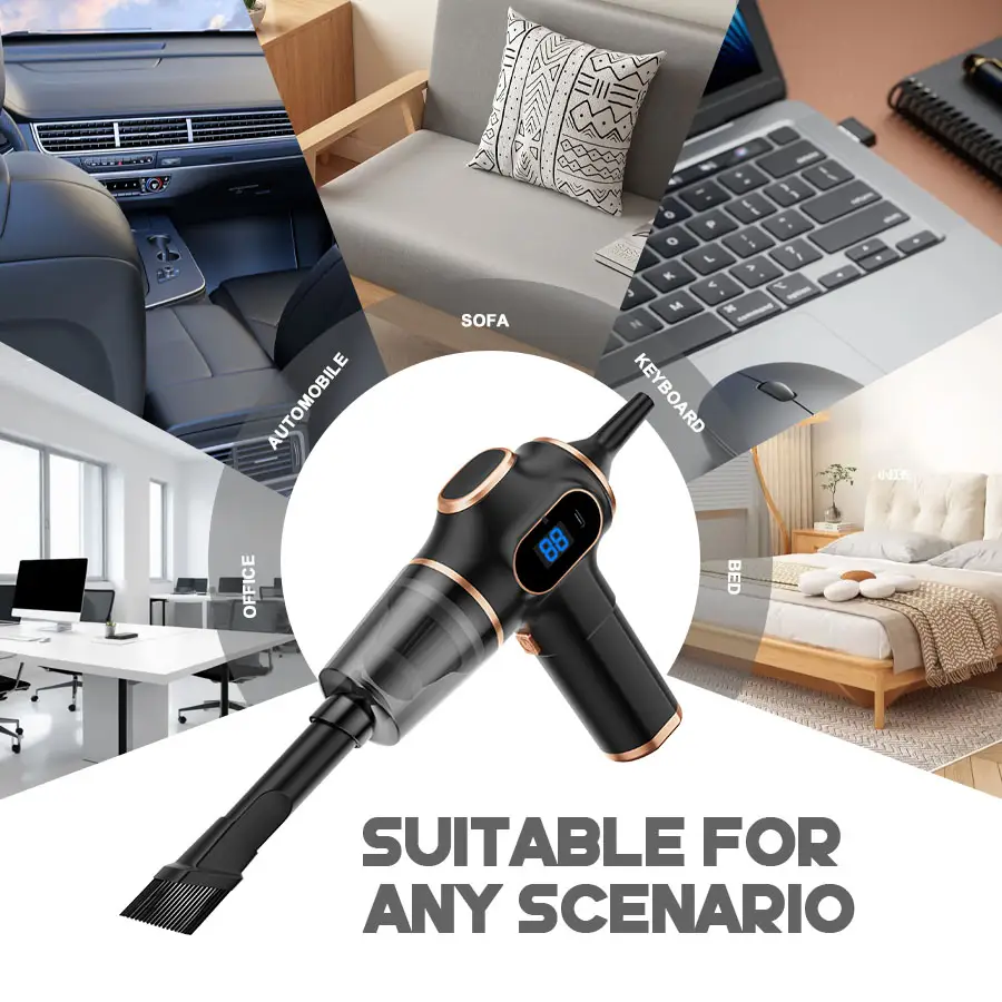 NEW ABS Wireless Car Vacuum Cleaner Home Appliance Sofa Office HighPower Household Cleaning Machine Mini Vacuum Carpet Cleaner product view