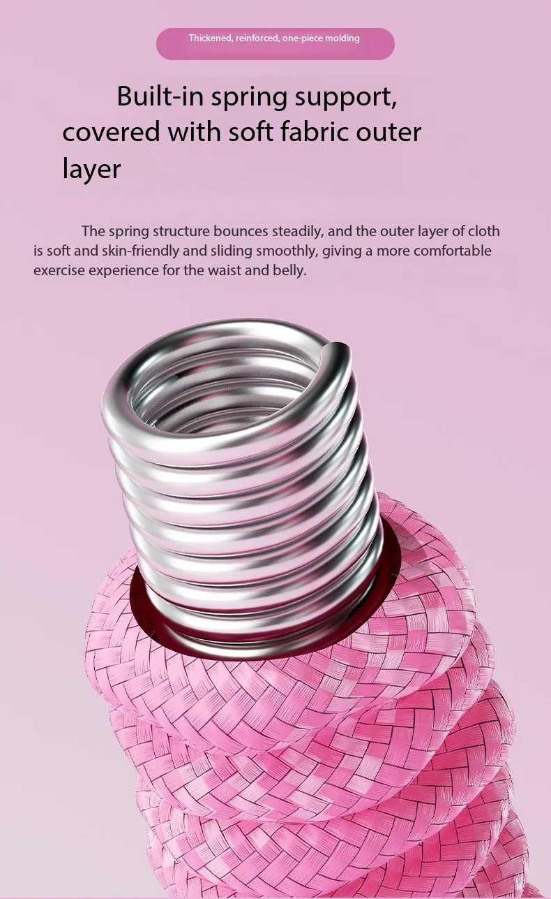 Silent Soft Spring Hula Hoop Foldable Portable Body Shaping Fitness Ring Comfort Massage Sports Equipment for Adults detail