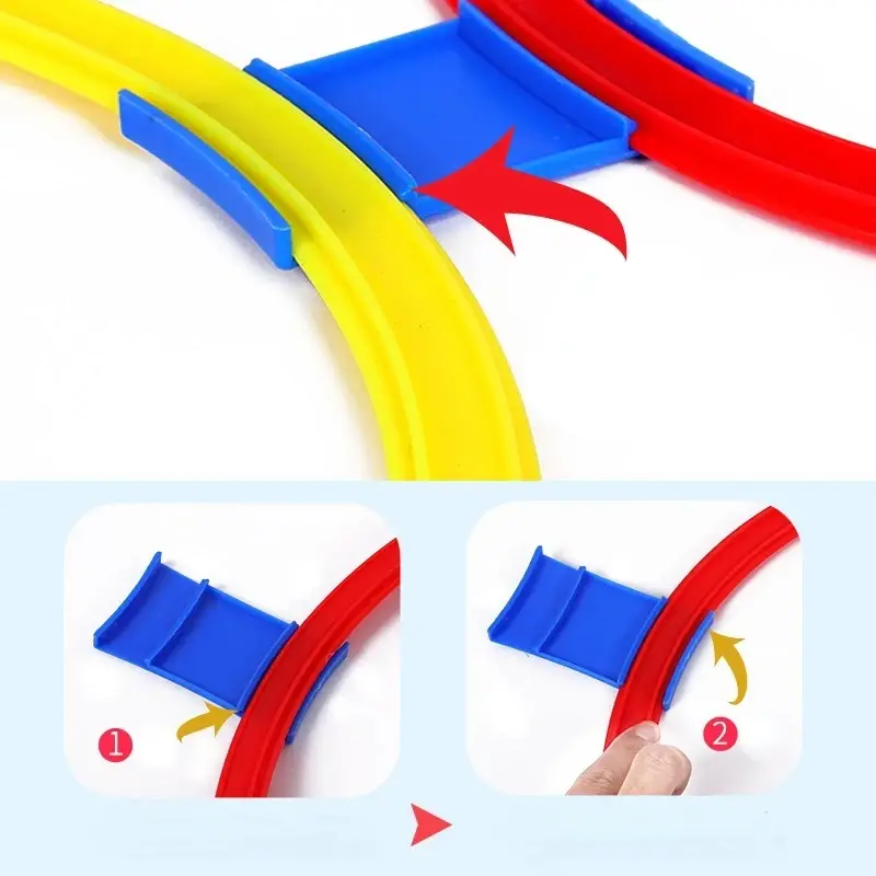 Outdoor Funny Physical Training Sport Toys Lattice Jump Ring Set Game with 10 Hoops 10 Connectors for Park Play Boys Girls product view
