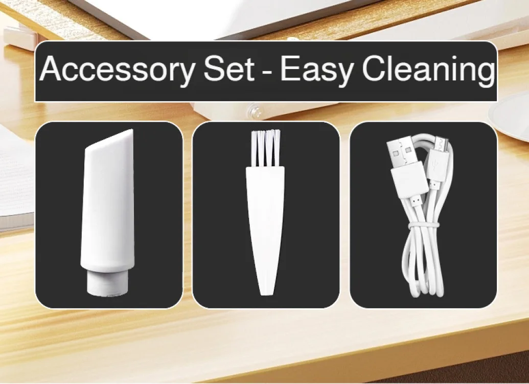 Desktop Cleaning Vacuum Cleaner Home Mini Portable Keyboard Silent Cleaner for Office Sofa Floor Study Desk Pencil Shavings detail