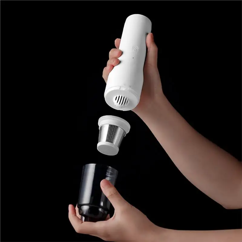 AT28For BarCar Desktop Coffee Grounds Vacuum Cleaner Portable Wireless Handheld With 13Kpa Powerful Suction Blower product view