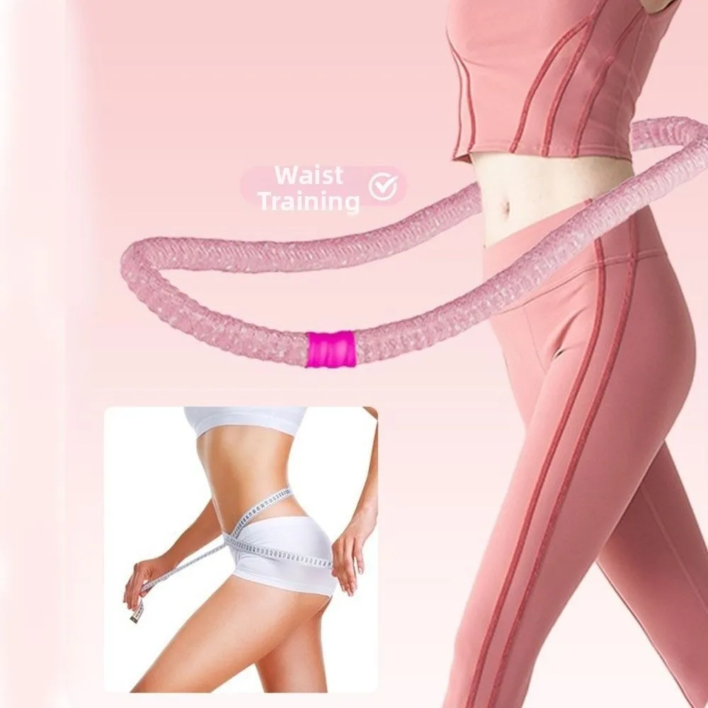 Soft Spring Fitness Circle Internal Spring Low Noise Weighted Fitness Hoop Foldable Thin Belly Abdominal Exercise Ring detail