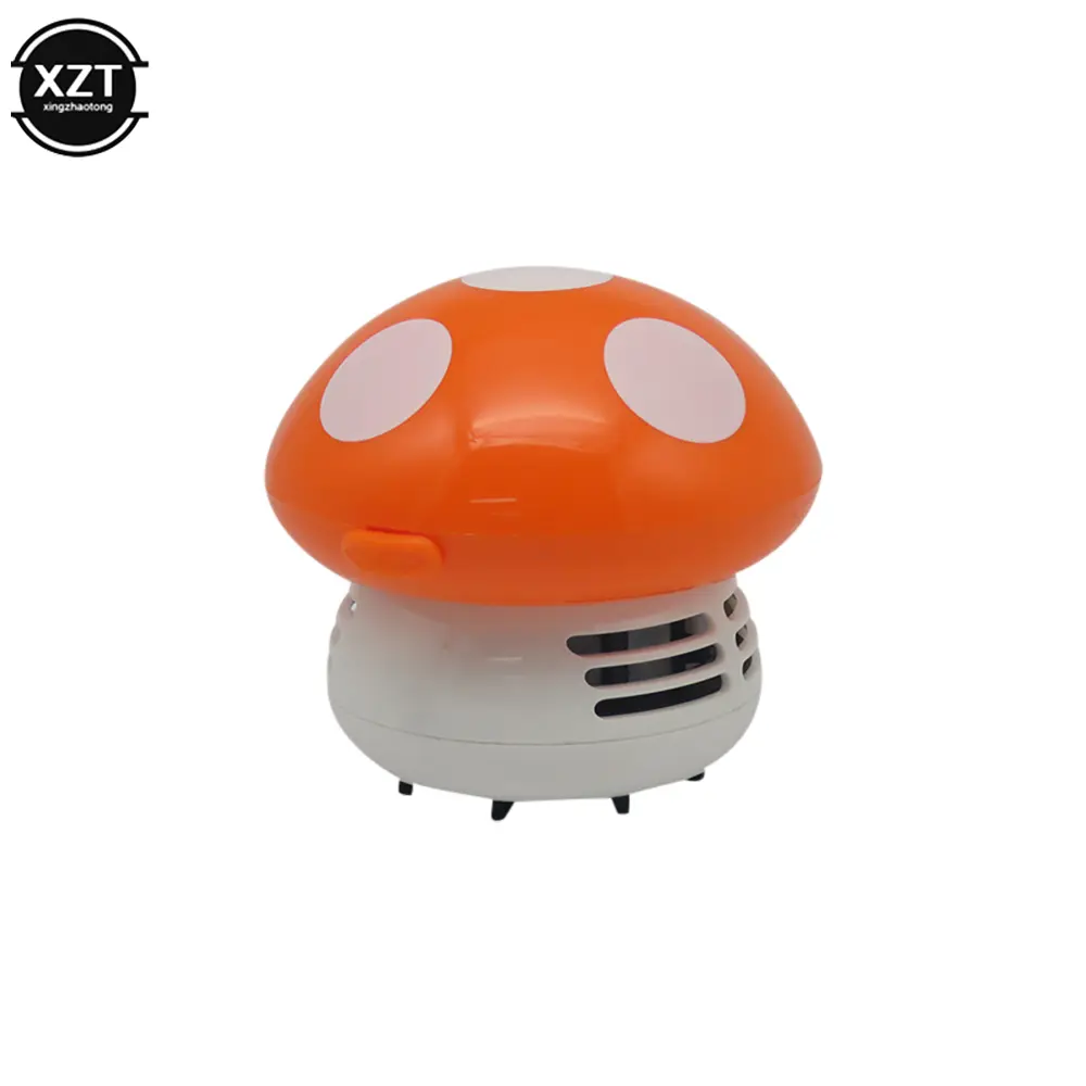 Mini Desktop Vacuum Cleaner 6 Colors Cute Small Mushroom Corner Desk Table Dust Vacuum Cleaner For Car Home Computer New Sweeper product view