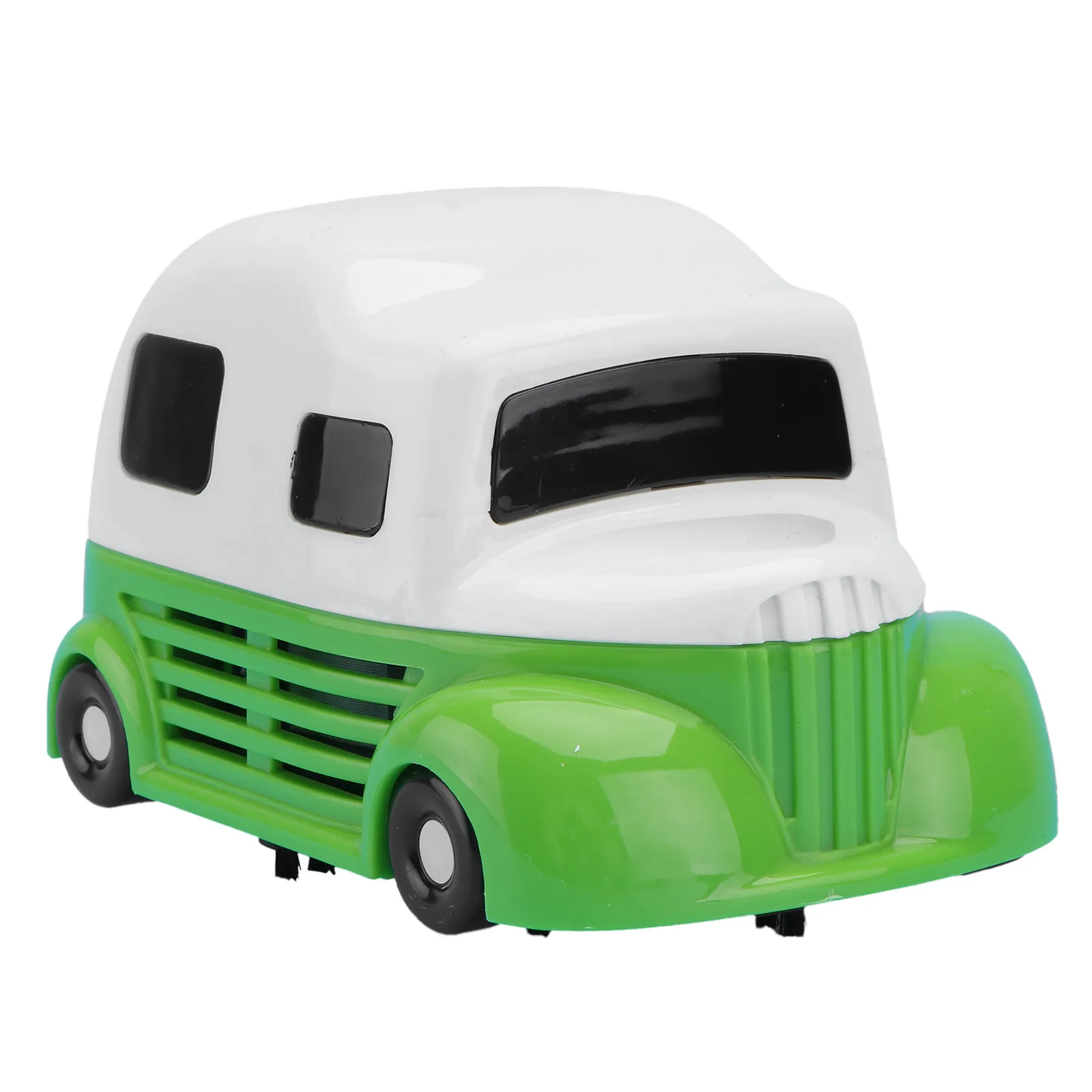 1Pcs Portable Desktop Dust Cleaner Cartoon Mini Compact Keyboard Eraser Scrap Vacuum Cleaner Small Tabletop Green No Battery detail
