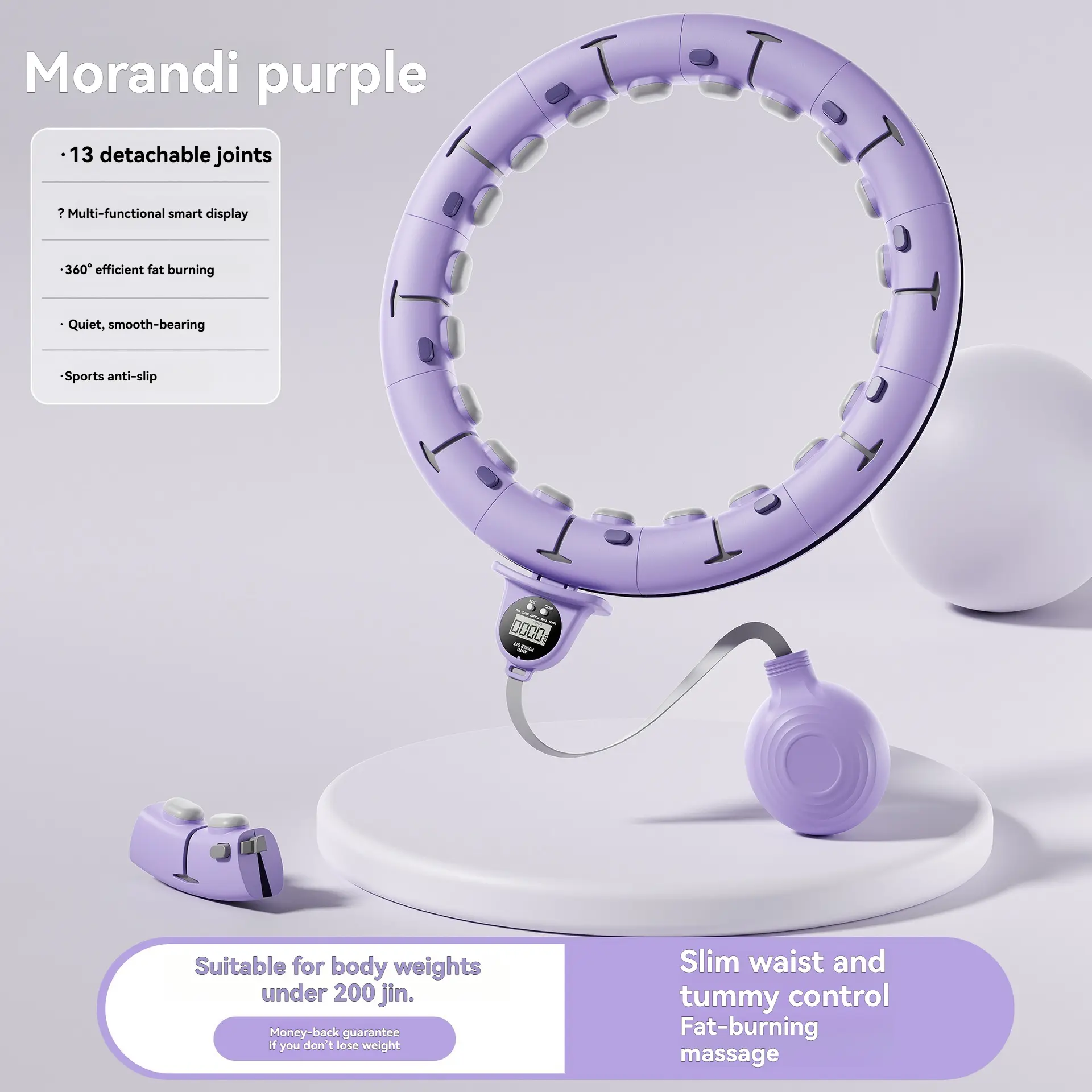 Smart Sport Hoops Hula Hoop for Abdominal Tightening and Weight Loss Waistslimming Tool for Women product view