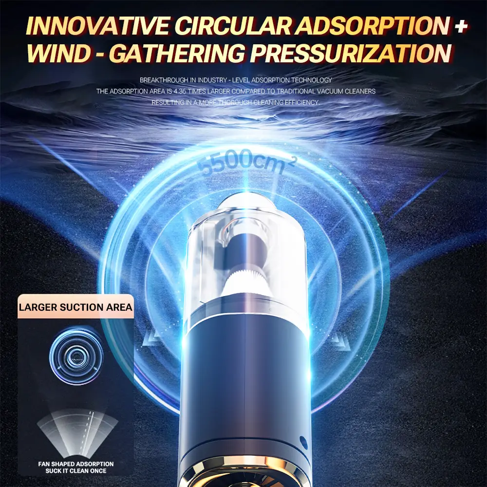 New Mini Vacuum Cleaner 780000PA Powerful Cordless Vacuum Cleaner Mini Blower Handheld Portable Car Vacumm Cleaner product view