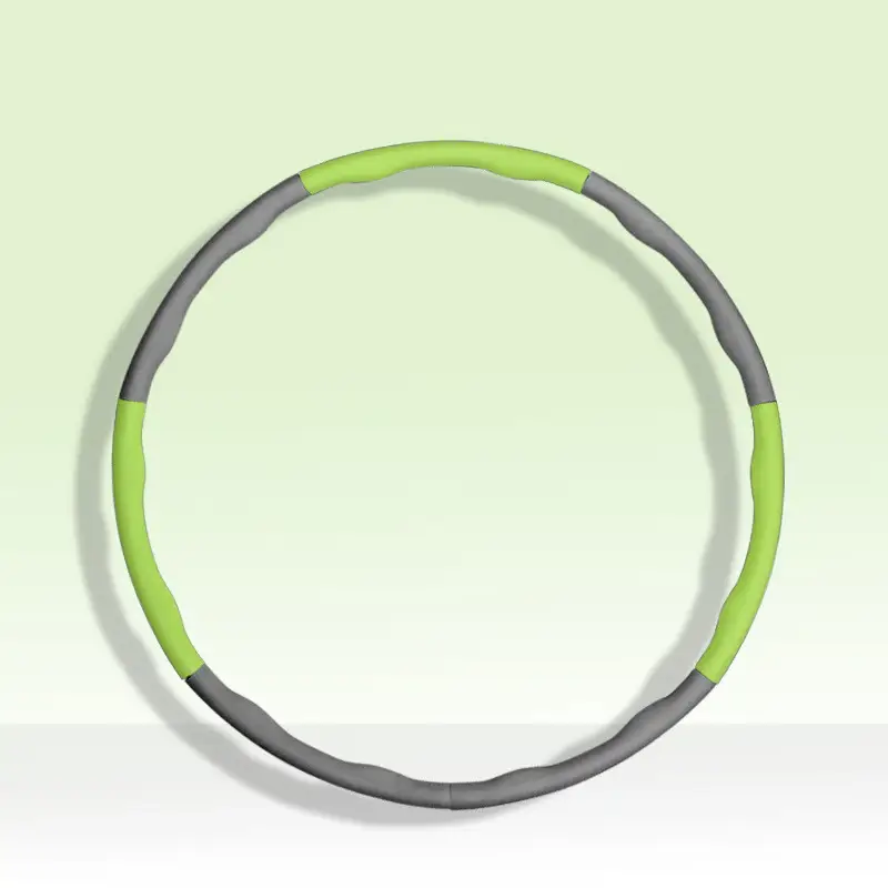 Adjustable Size Multicolor Hula Ring for Kids Women 8 Sections PPFoam Material Max Waist Size 95cm Fitness Exercise Weight product view