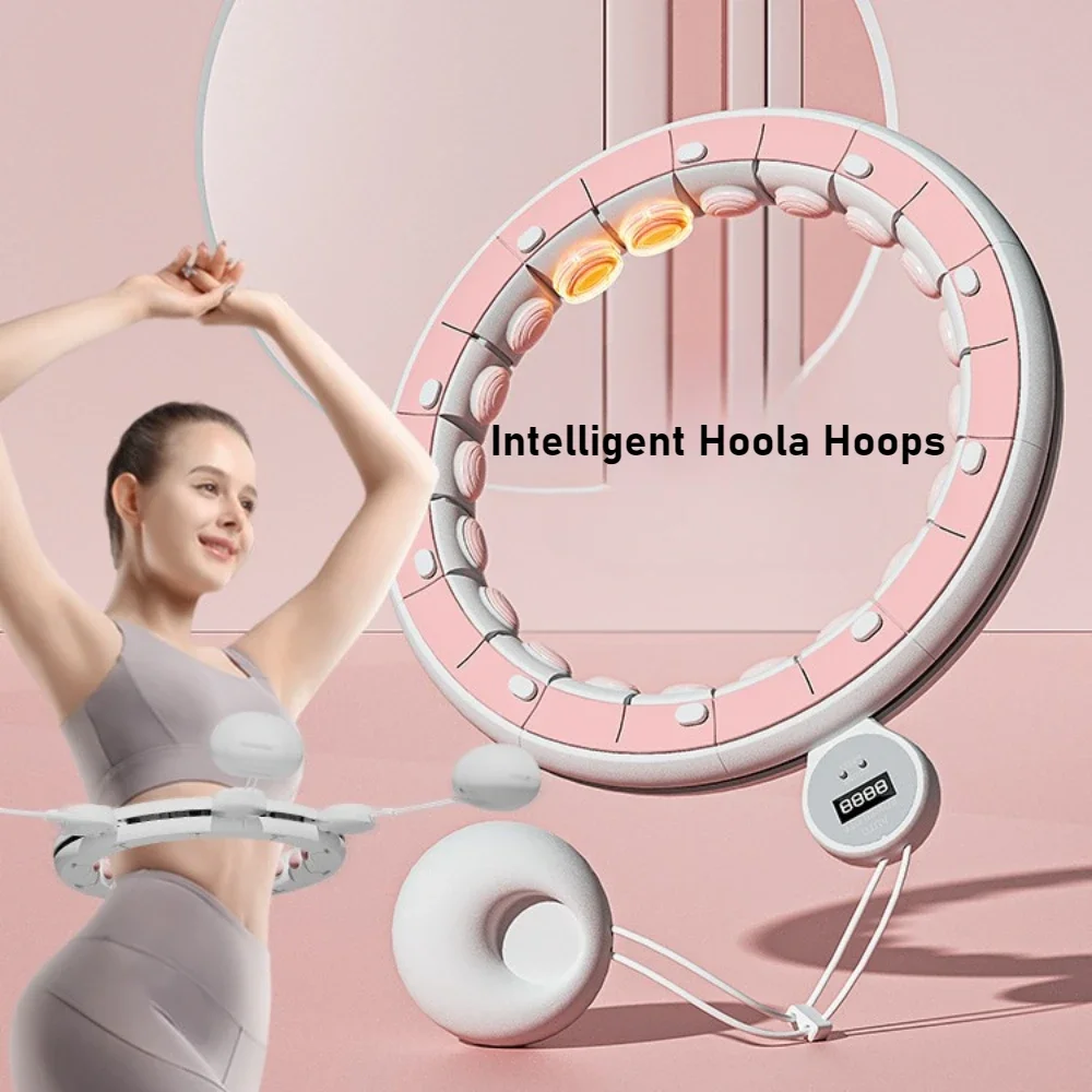 Intelligent Hoola Hoop Equipment Fitness Slim Tummy Concealment Exercise Equipment Weight Loss Fat Burning Exercise Sport Hoops detail