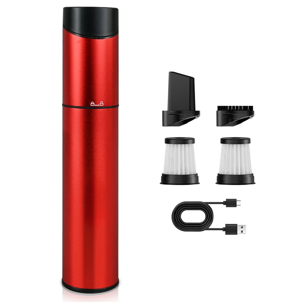 Cordless Laptop Vacuum Cleaner Portable USB Rechargeable Car Vacuum Mini Cool ModelXAluminum Alloy product view