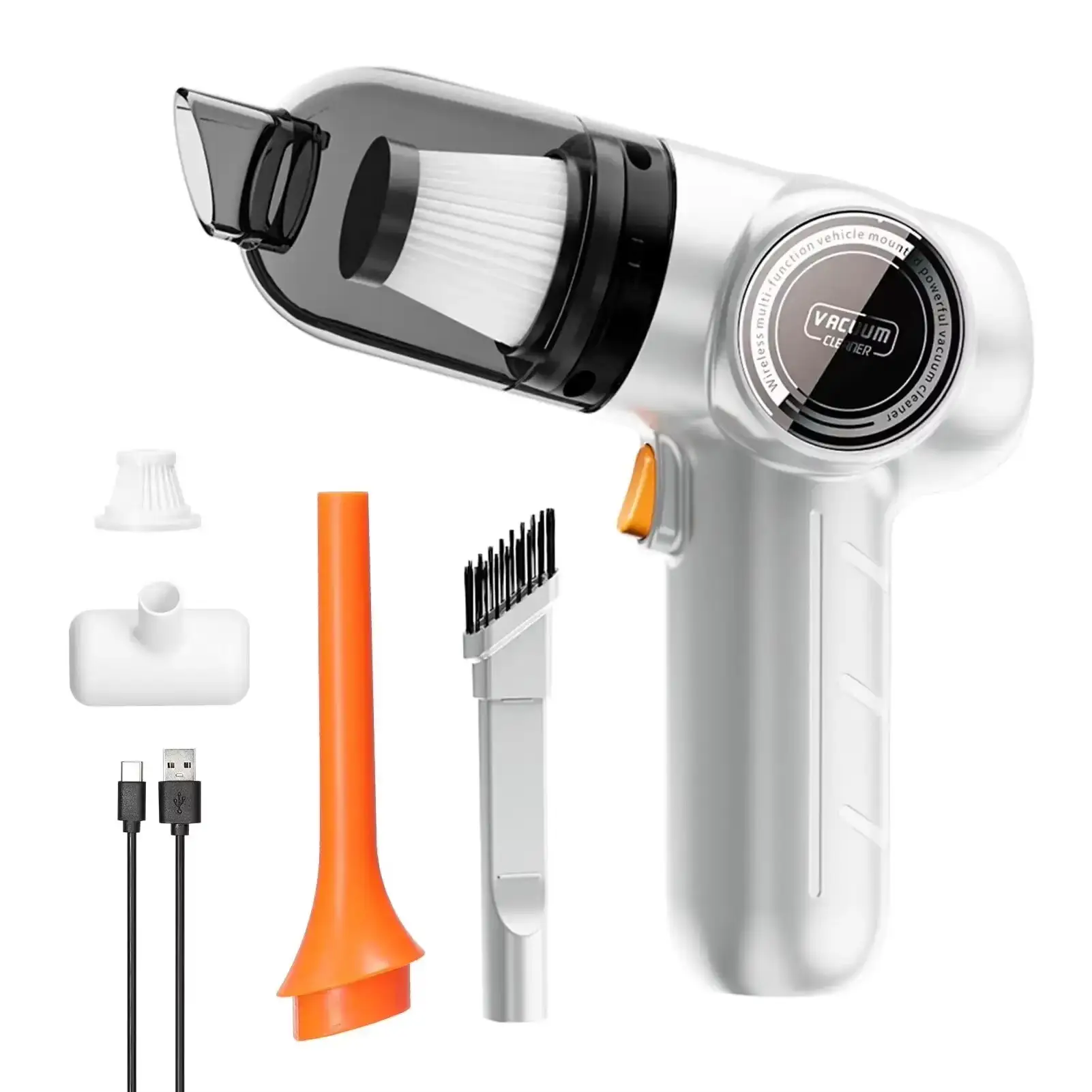 New Design Car Vacuum Cleaner 10000PA Strong Suction Wireless Portable Vacuum Cleaner For Car Home Desktop Keyboard Cleaning product view