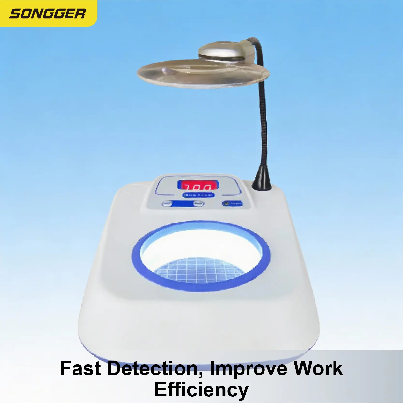 XK97A Digital Colony Counter LED Display Semi Automatic Bacterial Petri Dish CFU Counting Instrument for Lab Use product view