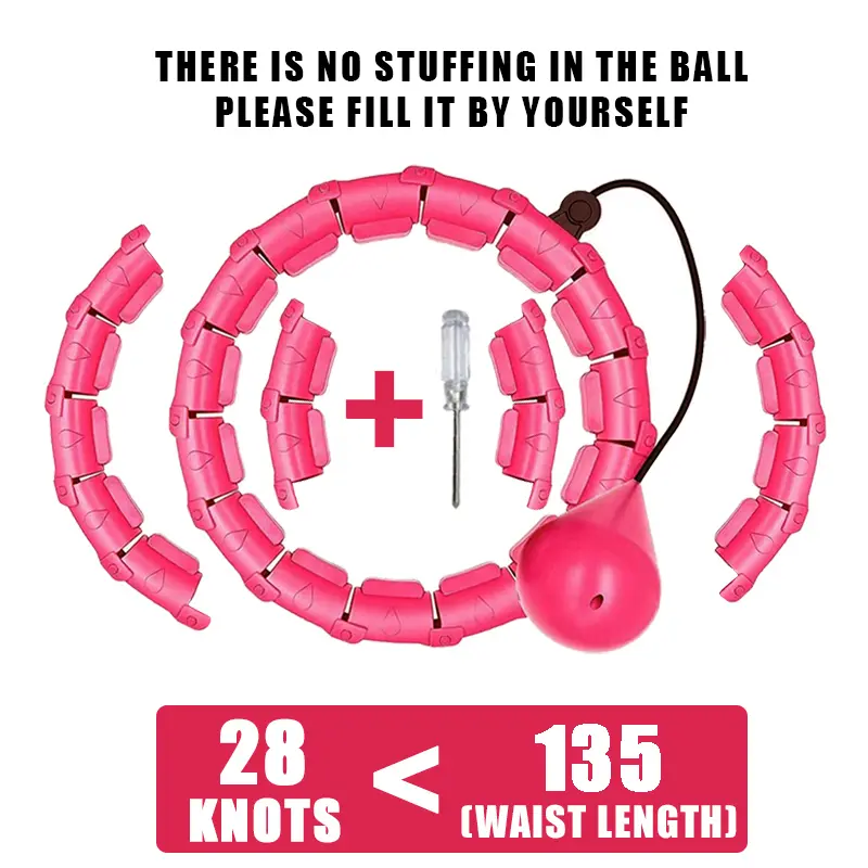 Smart Sport Hoop Weighted Exercise Hoops for Adults Easy Detachable Design With Adjustable WeightFitness Gym Equipment for Home product view