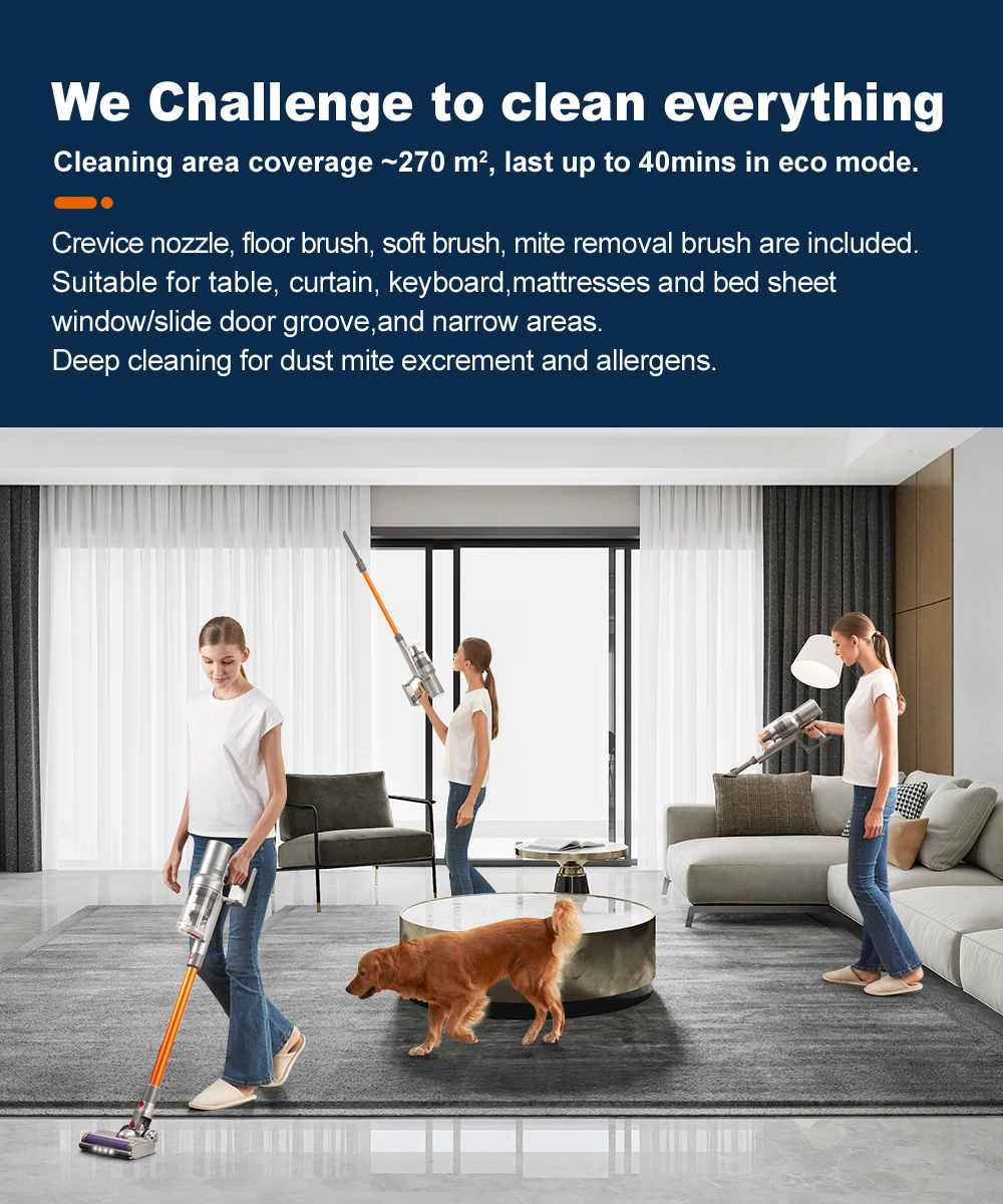 Wireless Handheld Vacuum Cleaner VC20527000PA SuctionSmart Dust SensorTouch ScreenPortable Stick Cordless Vacuum for Home detail