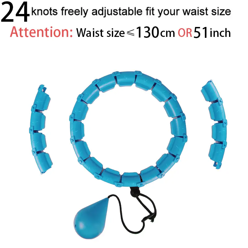 32202428 Adjustable Sport Hoops Thin Waist Exercise Detachable Massage Hoops Fitness Equipment Gym Home Training Weight Loss product view