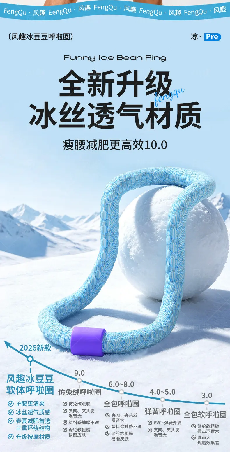 Software Hula Hoop Ice Doudou Mens Thin Belly Special Belly Fat Loss Fat Burning Artifact detail