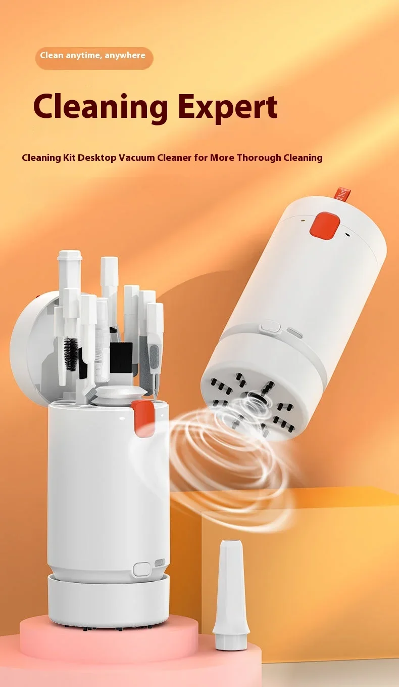 20 in 1 Computer Cleaning Kit Keyboard Screen Cleaner Portable Vacuum for Phone Camera Headphone with Detergent detail