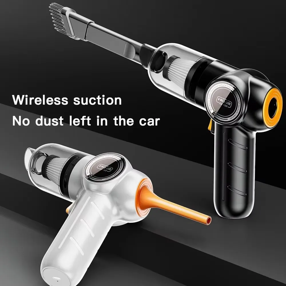 New Design Car Vacuum Cleaner 10000PA Strong Suction Wireless Portable Vacuum Cleaner For Car Home Desktop Keyboard Cleaning detail