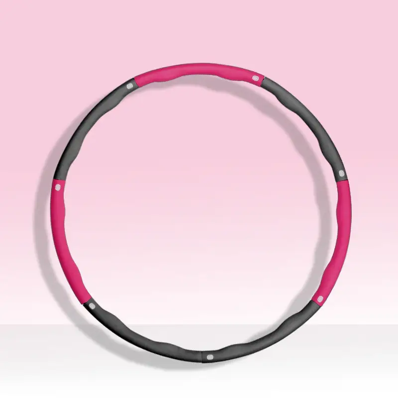 Adjustable Size Multicolor Hula Ring for Kids Women 8 Sections PPFoam Material Max Waist Size 95cm Fitness Exercise Weight product view