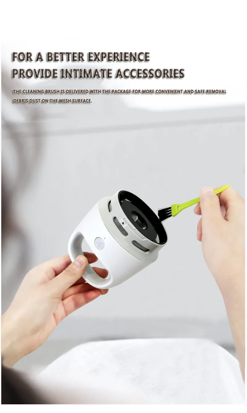 Wireless Handheld Vacuum Cleaner Portable Mini USB Charging Small Desktop Vacuum for Home Car Cleaning detail