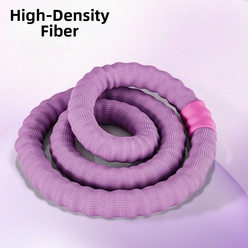 Soft Spring Fitness Circle Internal Spring Low Noise Weighted Fitness Hoop Foldable Thin Belly Abdominal Exercise Ring detail