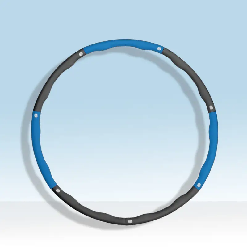 Adjustable Size Multicolor Hula Ring for Kids Women 8 Sections PPFoam Material Max Waist Size 95cm Fitness Exercise Weight product view