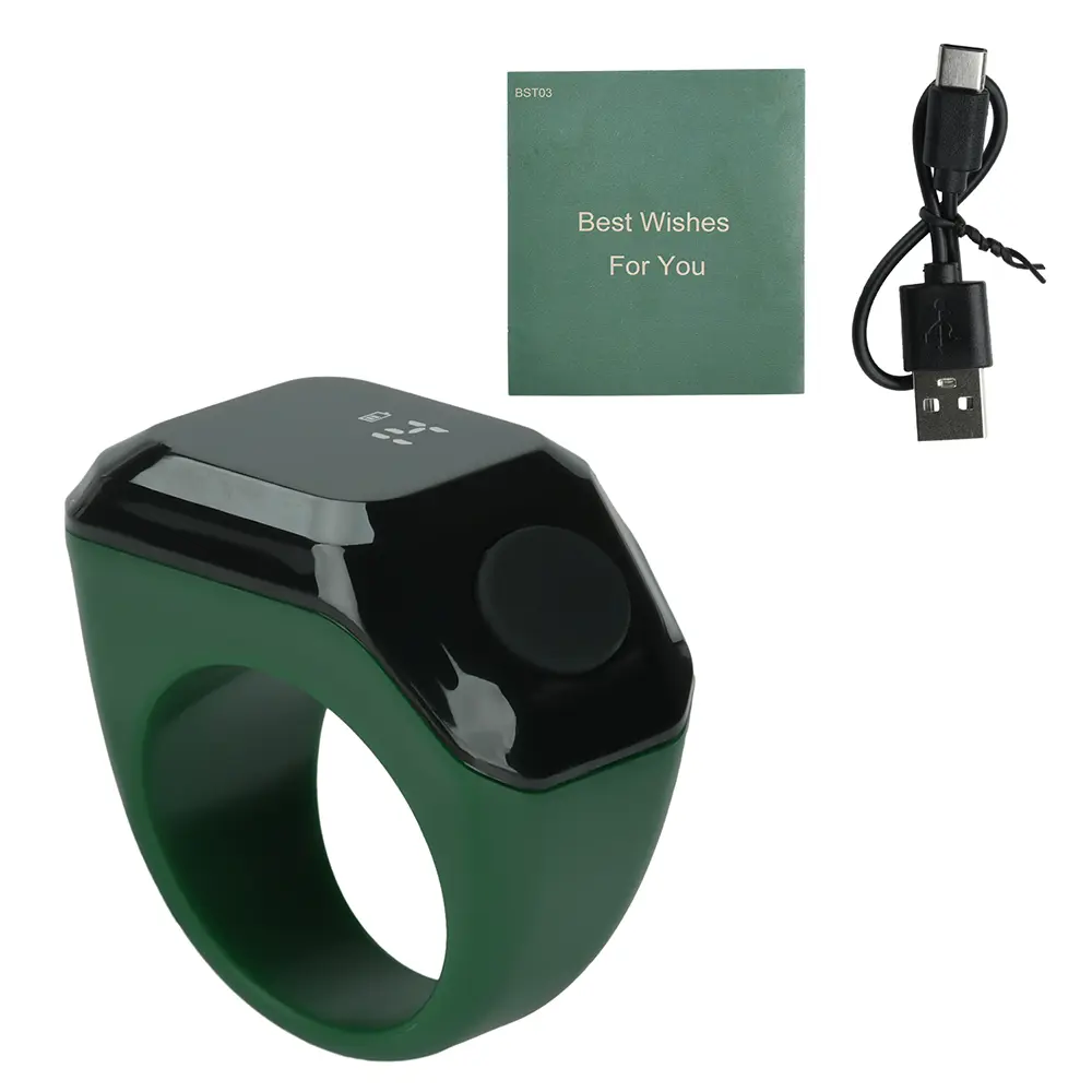 Smart APP Tally Counters Portable Digital Ring Counter Bluetooth Counting Muslims Zikr Ring Prayer Time Vibration Reminder product view