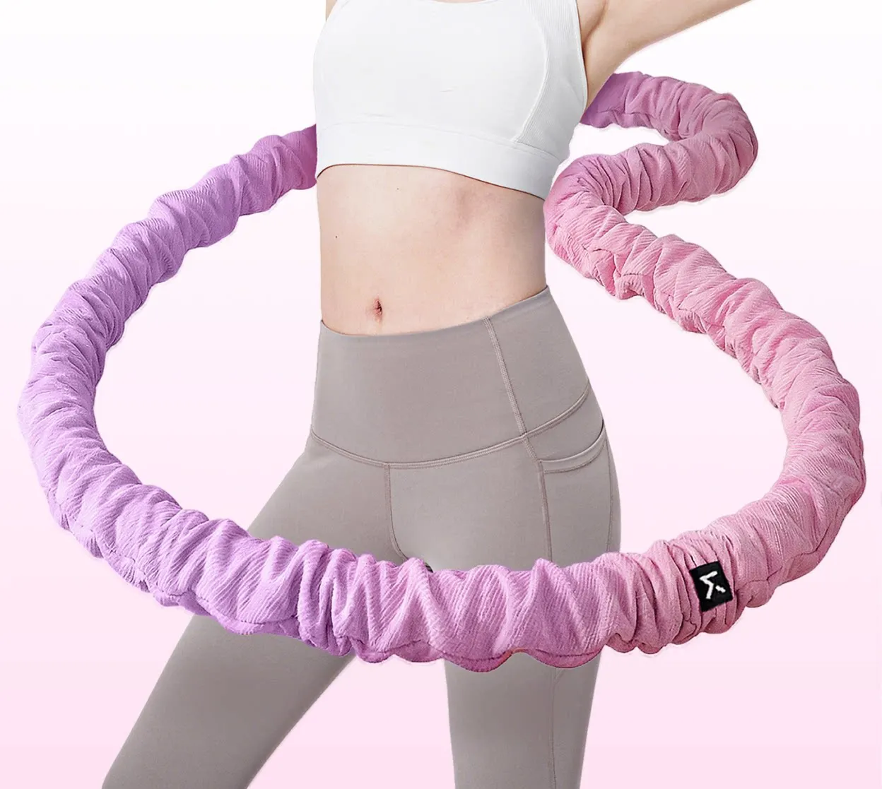 Soft hula hoop abdominal weight loss increased female thin belly weight loss does not hurt the waist detail