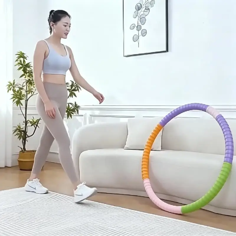 Fitness Body Building Plastic Sport Hula Hoop Adult Waist Trainer for Abdominal Workout Home Gym Daily Body Shaping Equipment product view