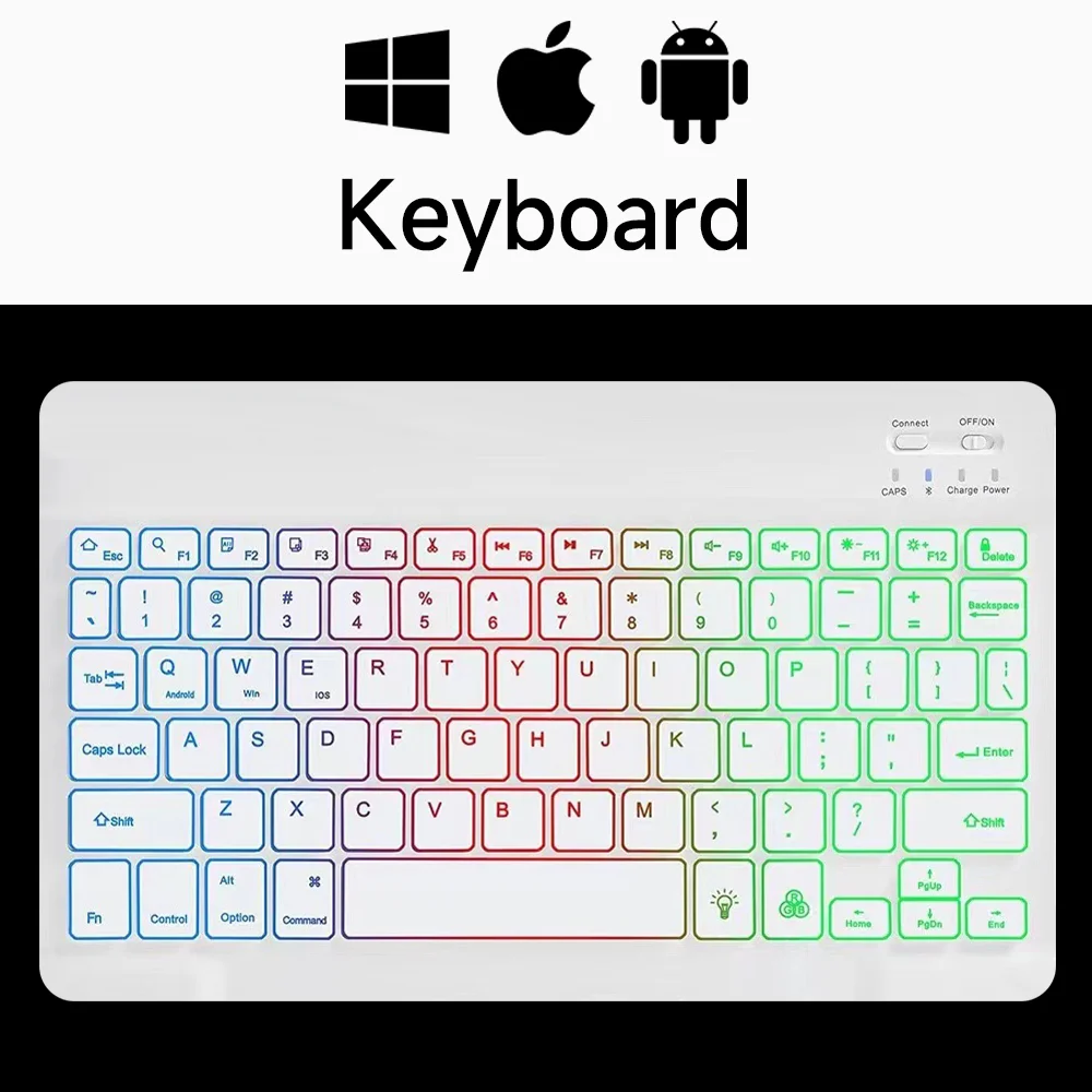 Wireless Bluetooth Keyboards For Mini Backlight Keyboard For Tablet Keyboard and Mouse product view