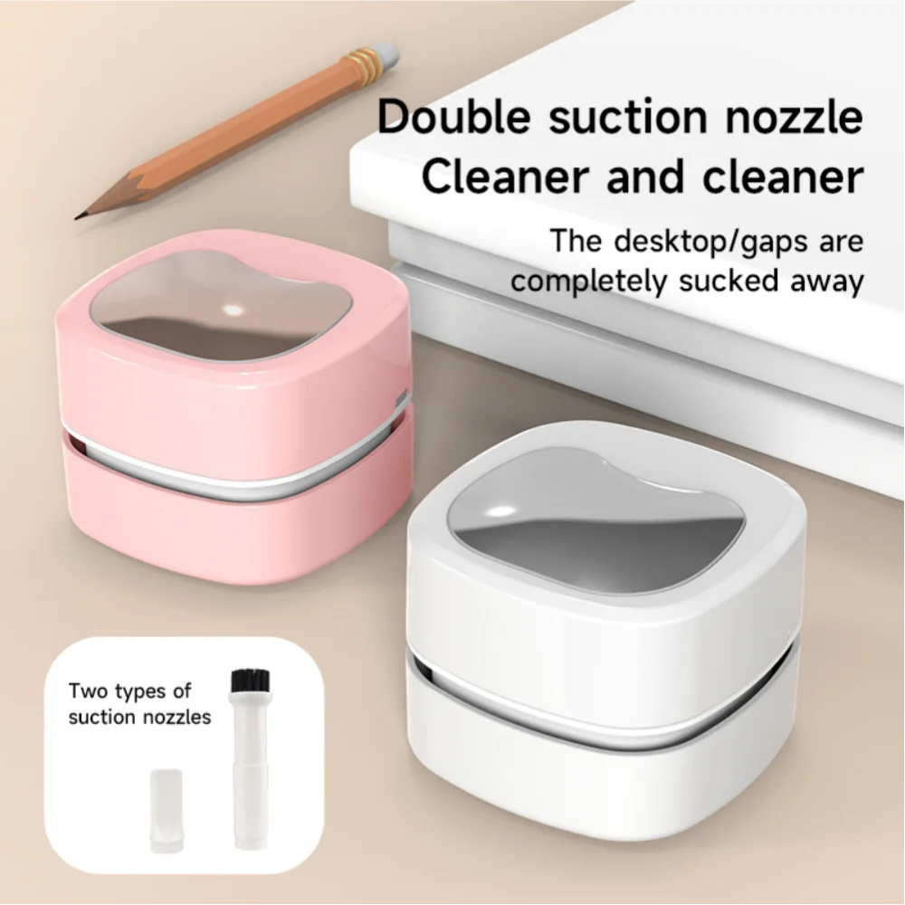 Desktop Vacuum Cleaner Wireless Handheld Mini Cleaner Keyboard Eraser Ash Electric Vacuum Cleaner Cross Border