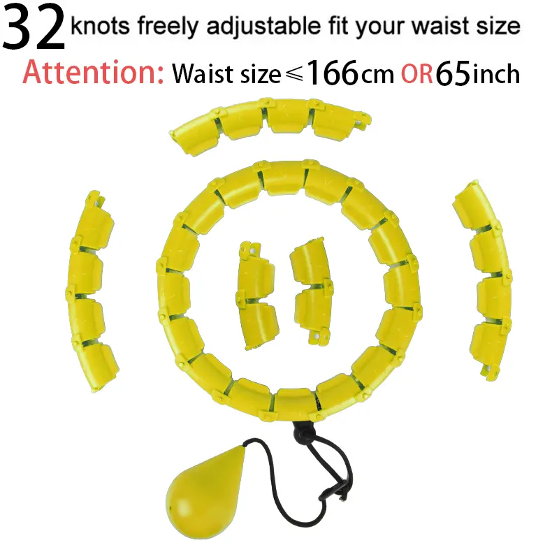 32202428 Adjustable Sport Hoops Thin Waist Exercise Detachable Massage Hoops Fitness Equipment Gym Home Training Weight Loss product view