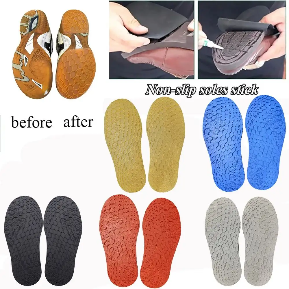 Anti-Slip Anti-Slip Repair Sheet Sole Protector Soles Anti Wear Sole Pads Rubber Full Soles for Making Shoes Replacement Outsole