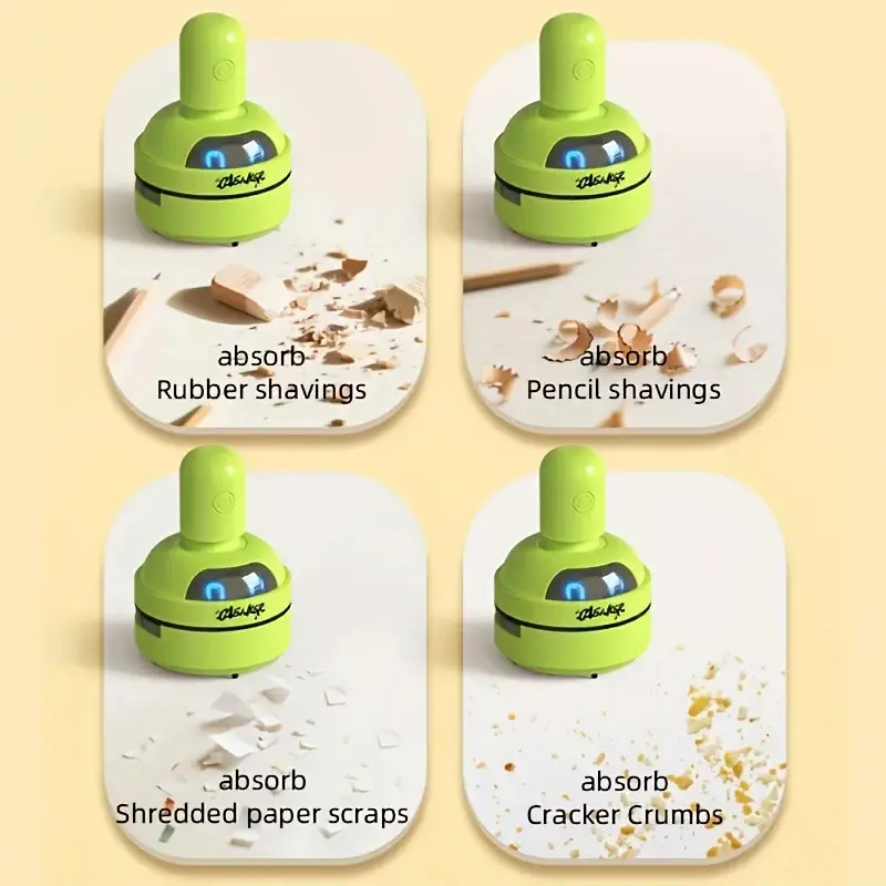Mini Desktop Vacuum Cleaner Portable Usb Rechargeable 3speed Handheld Computer Dust Collector For Home Office Keyboards Cleaning product view