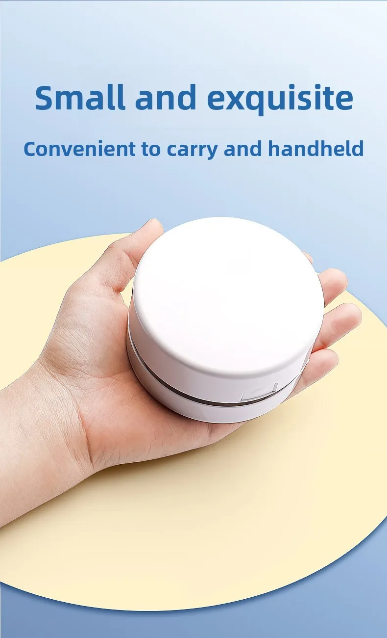 Desktop Vacuum Cleaner Cleaning Stationery Student Suction Eraser Shavings Pencil Gray Childrens Electric Small Mini Charging detail