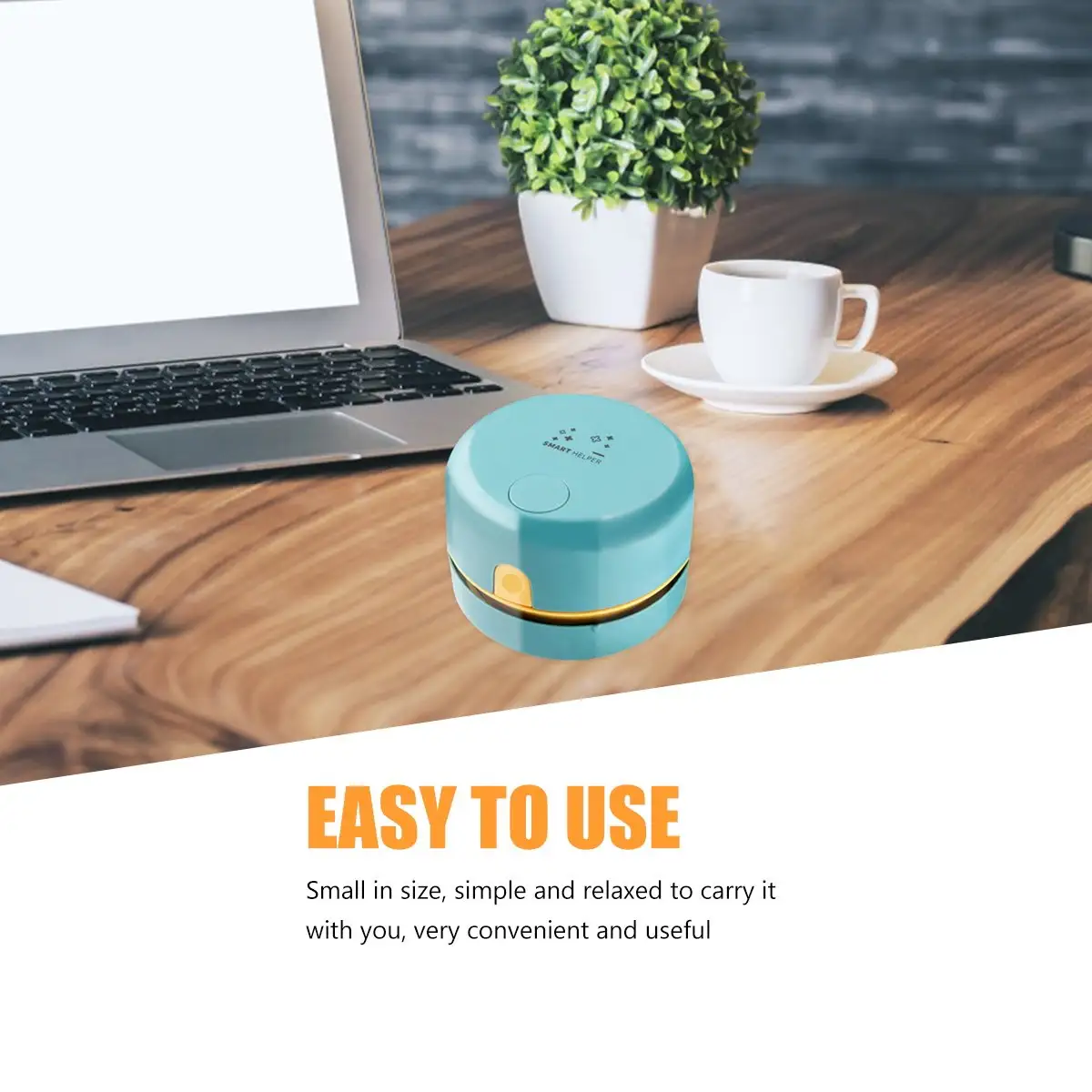 Mini Desktop Dust Cleaner Portable Desk Cleaner for Keyboard Paper Scraps Eraser Slag Bread Debris Wireless Electric Vacuum product view