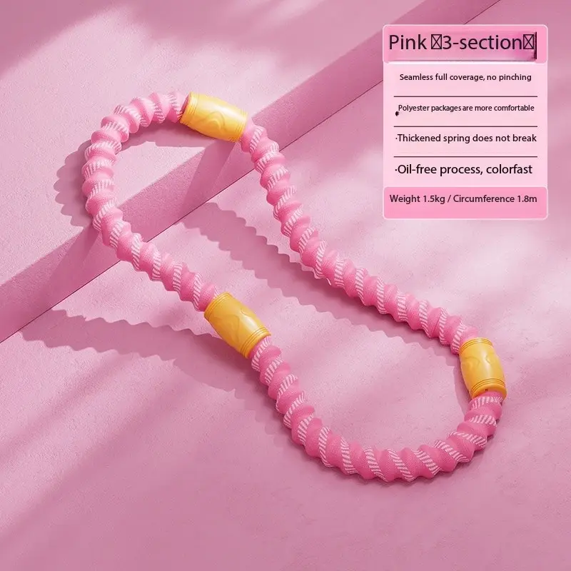 Silent Soft Spring Hula Hoop Foldable Portable Body Shaping Fitness Ring Comfort Massage Sports Equipment for Adults product view
