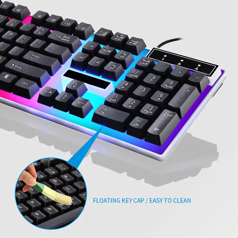 RGB Gaming Keyboard Gamer Keyboard And Mouse Kit Wired Mechanical Keyboard Gaming Keyboard And Mouse Combo For PC Gamers product view