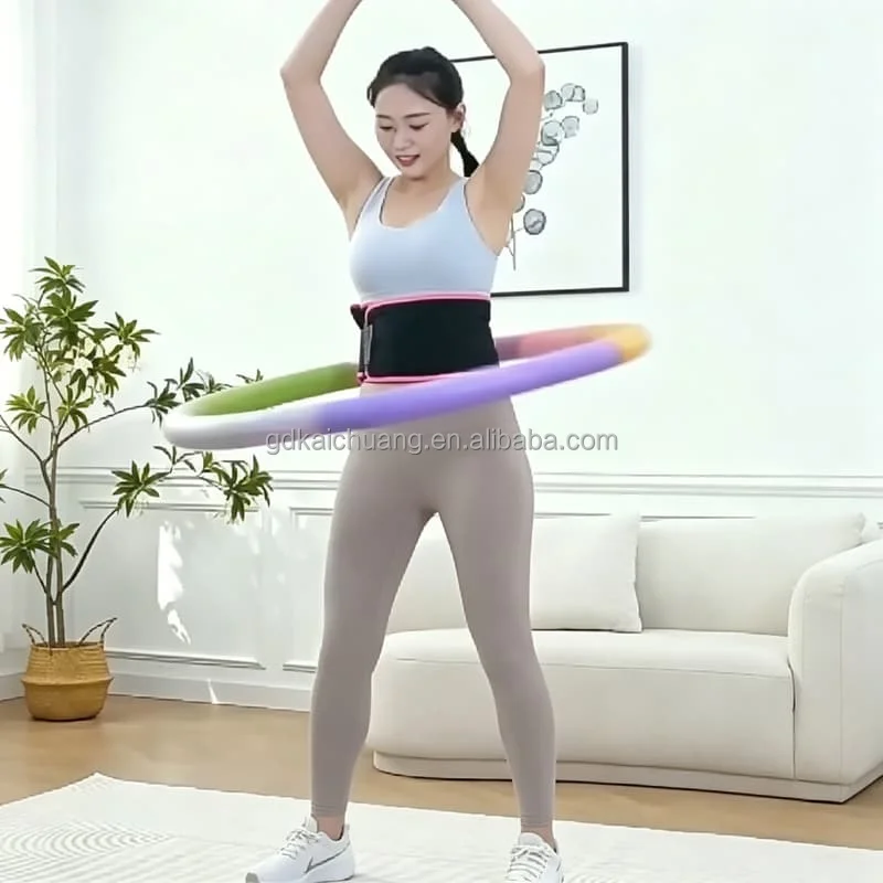 Fitness Body Building Plastic Sport Hula Hoop Adult Waist Trainer for Abdominal Workout Home Gym Daily Body Shaping Equipment detail