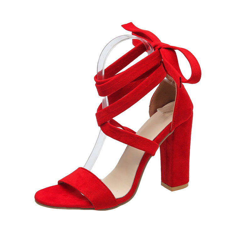 Ladies Sandals Women Sandals Lace up Luxury Designer Heeled Sandals for Women product view