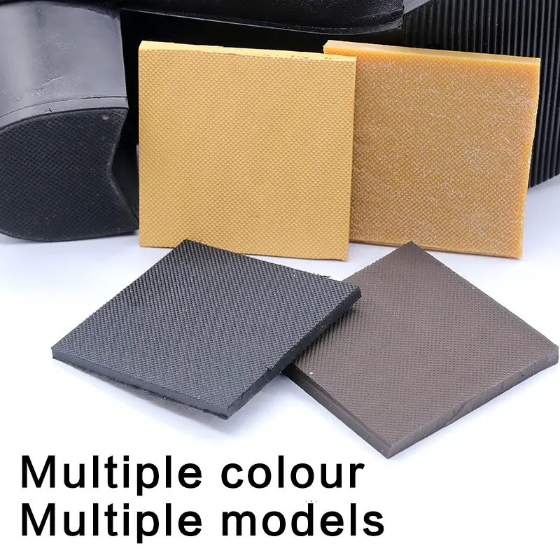 1 Pair DIY Rubber Sole For High heels Repair Shoes Tire Grain Wave Pattern Repair Worker Shoes Outsole Stick On Soles Heel Pads product view