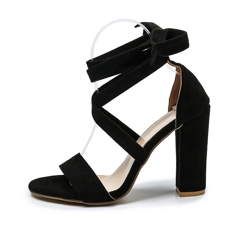 Ladies Sandals Women Sandals Lace up Luxury Designer Heeled Sandals for Women product view