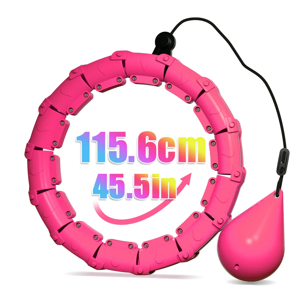 24 Adjustable Sport Hoops Thin Waist Exercise Detachable Massage Hoops Fitness Equipment Gym Home Training Weight Loss product view