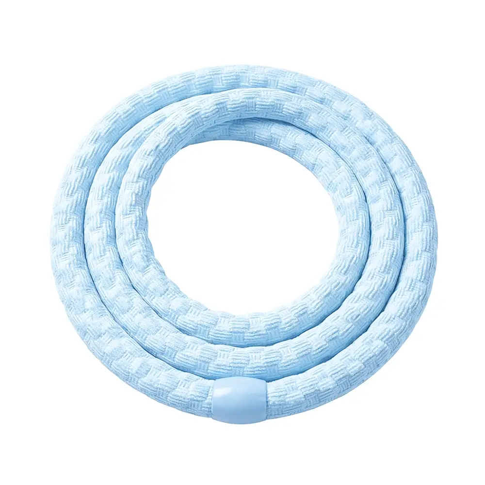 New Foldable Spring Tube Yoga Circle Bounce Burning Fat Yoga Hoop Soft Ice Sensation Fitness Waist Trainer Women product view