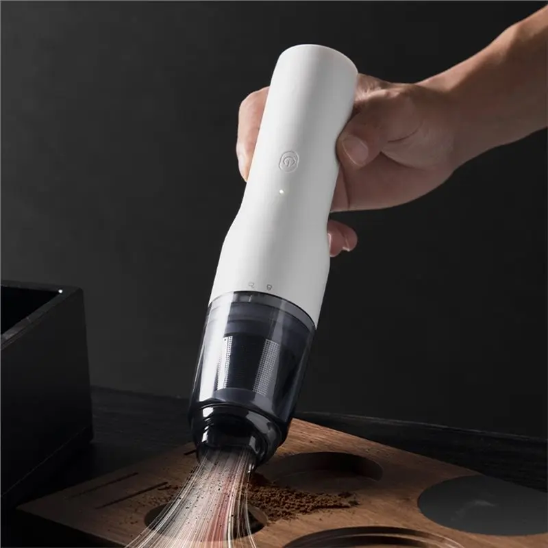 AT28For BarCar Desktop Coffee Grounds Vacuum Cleaner Portable Wireless Handheld With 13Kpa Powerful Suction Blower detail