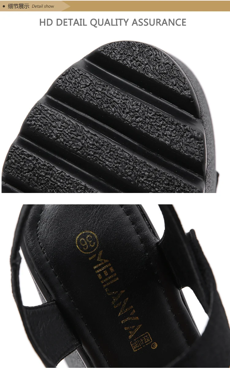 Summer Straps Roman Shoes Sexy Trendy FishBeak Womens Shoes Muffin Thick Inside Raise 15CM Slope Heel Sandals detail